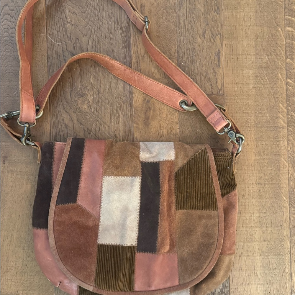 Free People Patchwork Shoulder Bag - image 1
